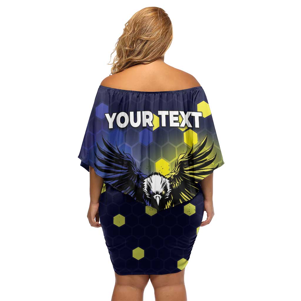 Personalized United States Virgin Islands Family Matching Off Shoulder Short Dress and Hawaiian Shirt Eagle Bird Unique Style - Wonder Print Shop