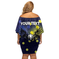 Personalized United States Virgin Islands Family Matching Off Shoulder Short Dress and Hawaiian Shirt Eagle Bird Unique Style - Wonder Print Shop