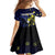 Personalized United States Virgin Islands Family Matching Short Sleeve Bodycon Dress and Hawaiian Shirt Eagle Bird Unique Style - Wonder Print Shop