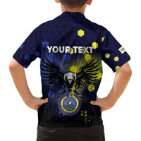 Personalized United States Virgin Islands Family Matching Tank Maxi Dress and Hawaiian Shirt Eagle Bird Unique Style - Wonder Print Shop