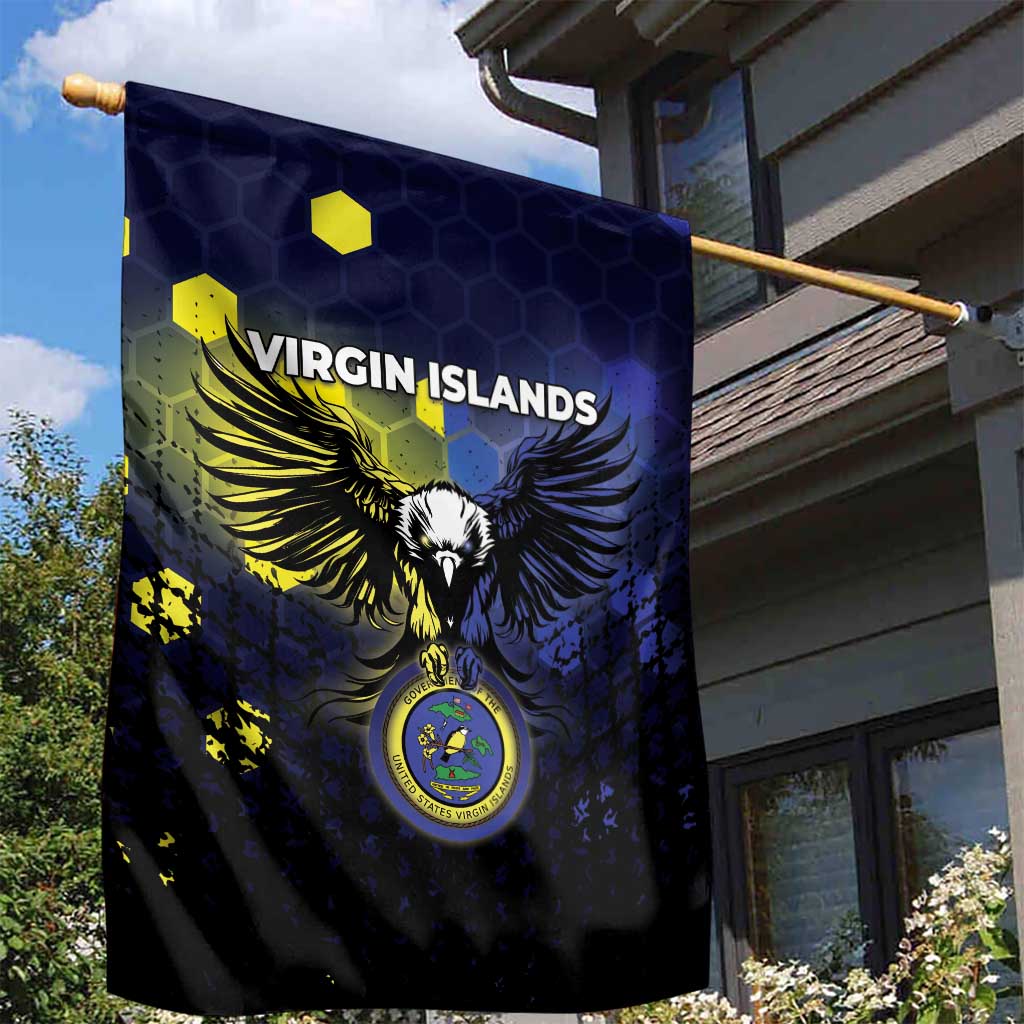 United States Virgin Islands Garden Flag Eagle Bird Unique Style - Wonder Print Shop