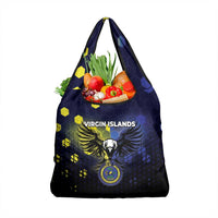 United States Virgin Islands Grocery Bag Eagle Bird Unique Style - Wonder Print Shop