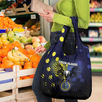 United States Virgin Islands Grocery Bag Eagle Bird Unique Style - Wonder Print Shop