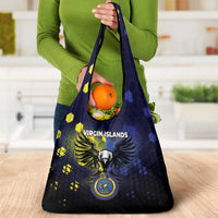 United States Virgin Islands Grocery Bag Eagle Bird Unique Style - Wonder Print Shop