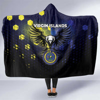 United States Virgin Islands Hooded Blanket Eagle Bird Unique Style - Wonder Print Shop