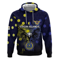Personalized United States Virgin Islands Hoodie Eagle Bird Unique Style - Wonder Print Shop