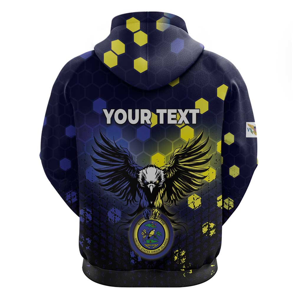 Personalized United States Virgin Islands Hoodie Eagle Bird Unique Style - Wonder Print Shop