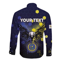 Personalized United States Virgin Islands Long Sleeve Button Shirt Eagle Bird Unique Style - Wonder Print Shop