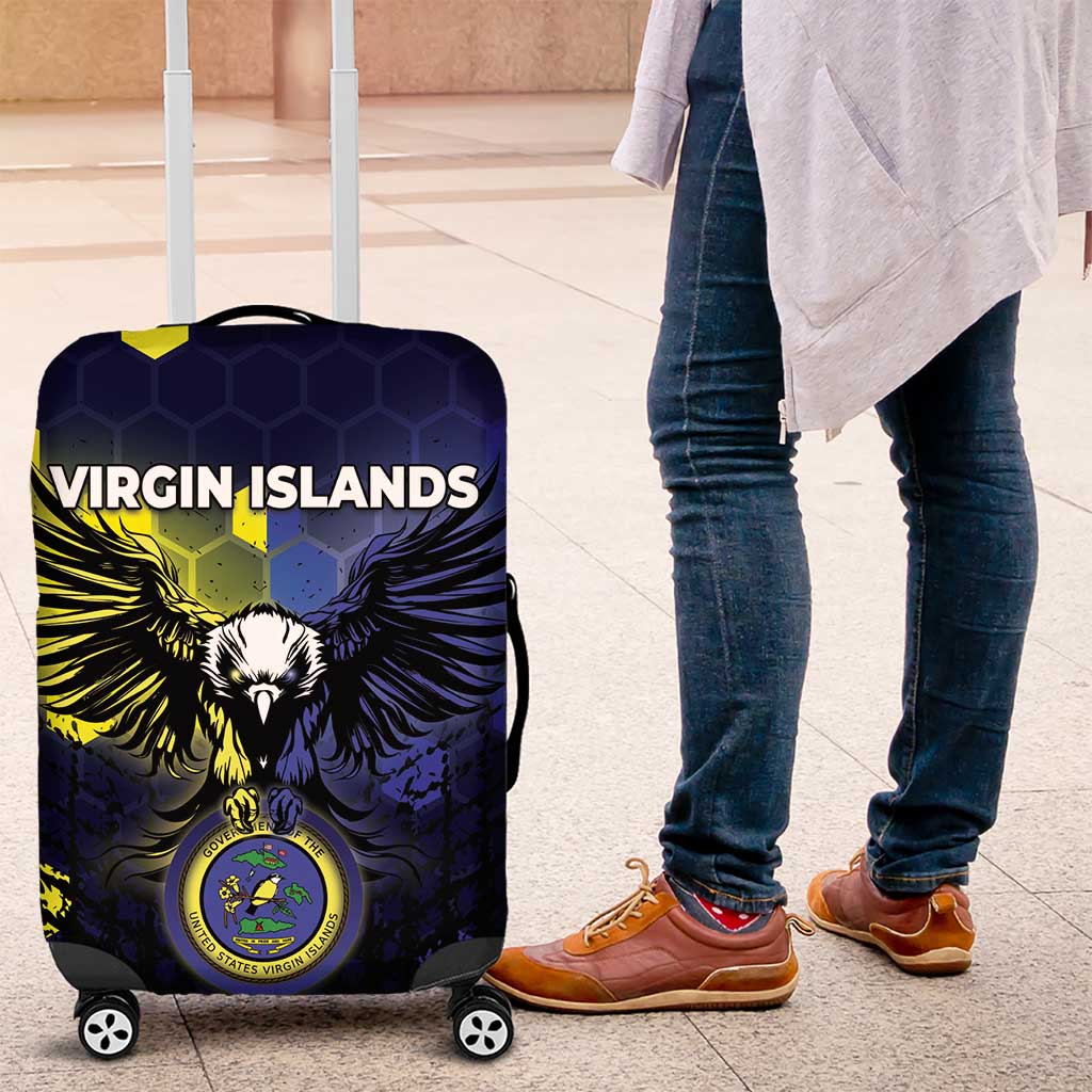 United States Virgin Islands Luggage Cover Eagle Bird Unique Style - Wonder Print Shop
