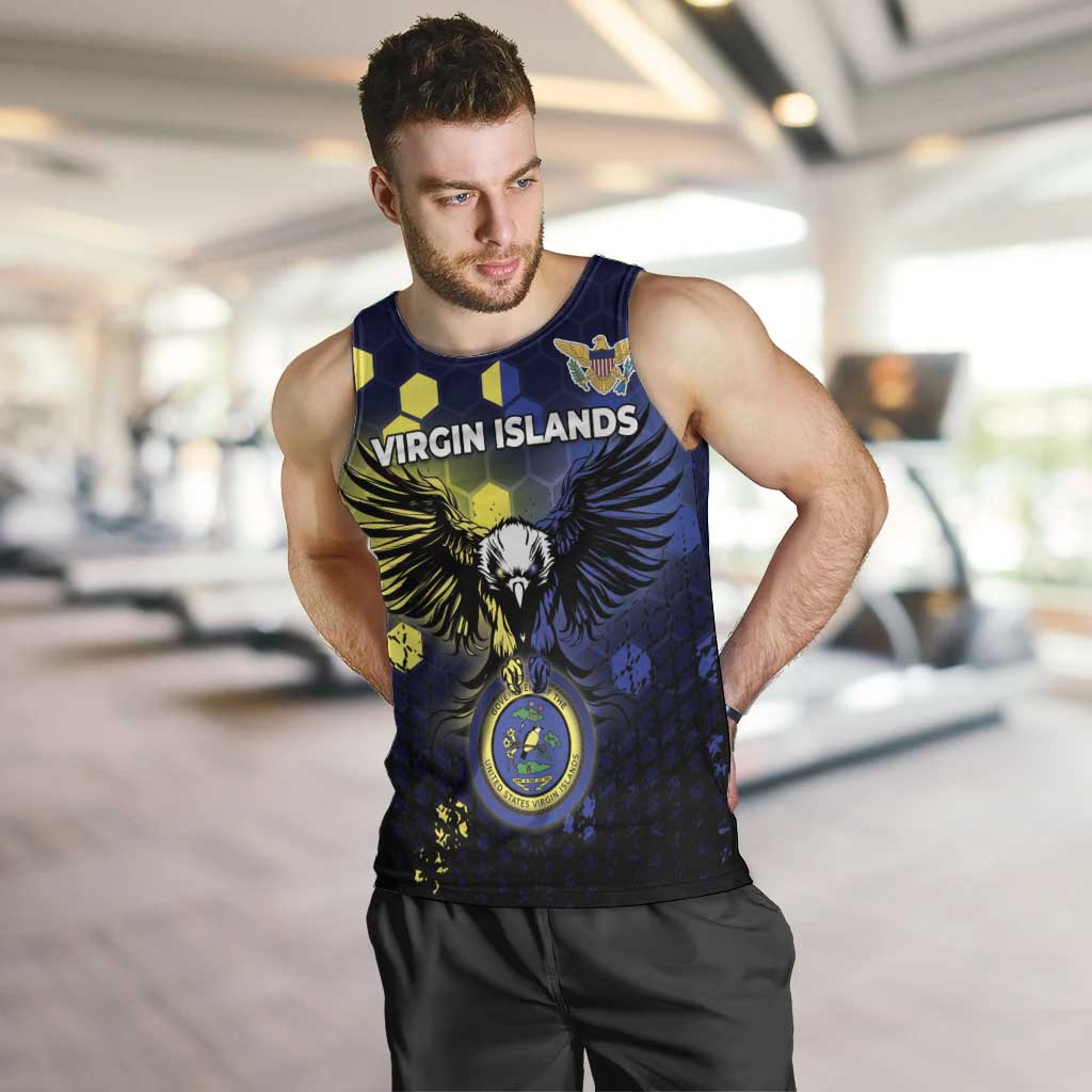 Personalized United States Virgin Islands Men Tank Top Eagle Bird Unique Style - Wonder Print Shop
