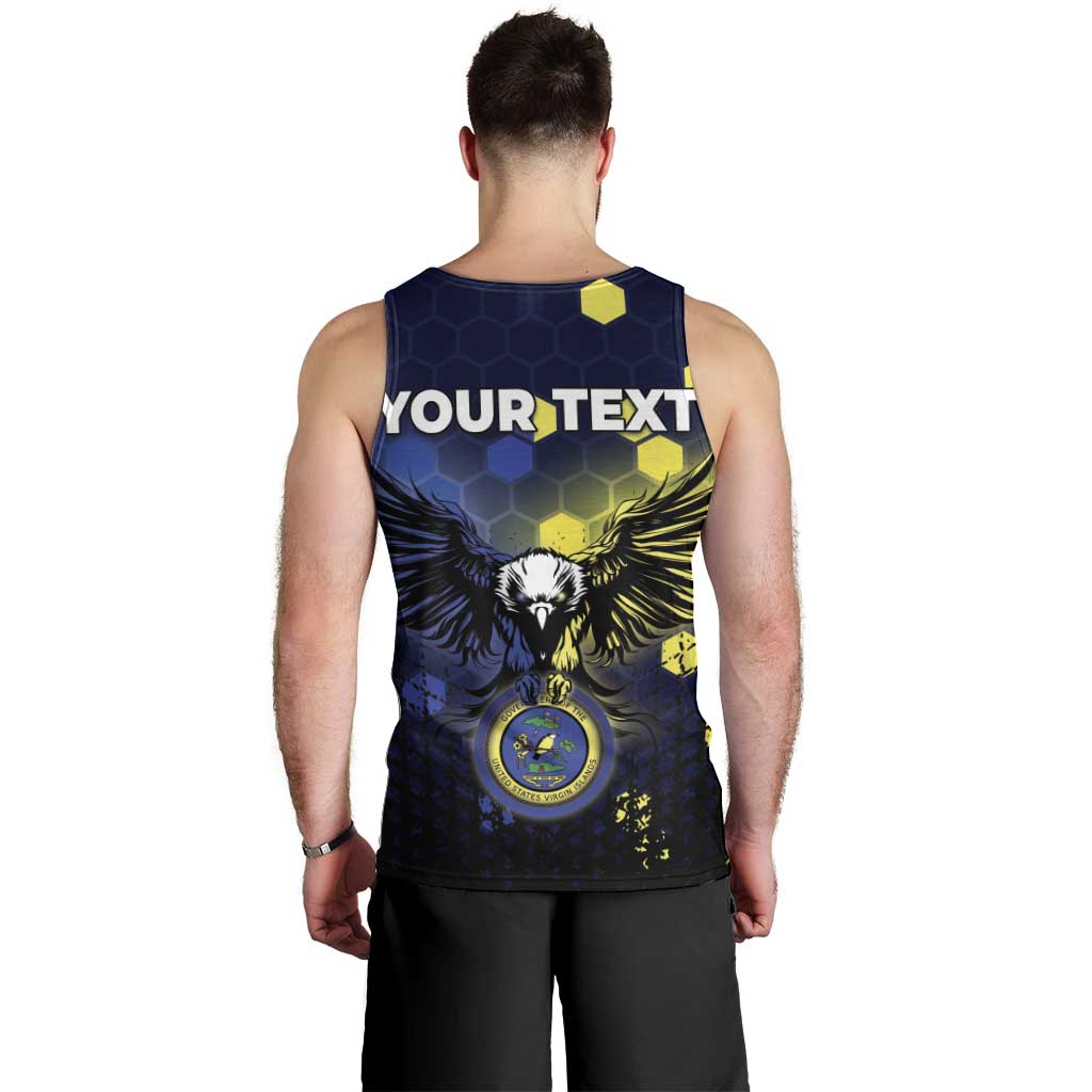 Personalized United States Virgin Islands Men Tank Top Eagle Bird Unique Style - Wonder Print Shop