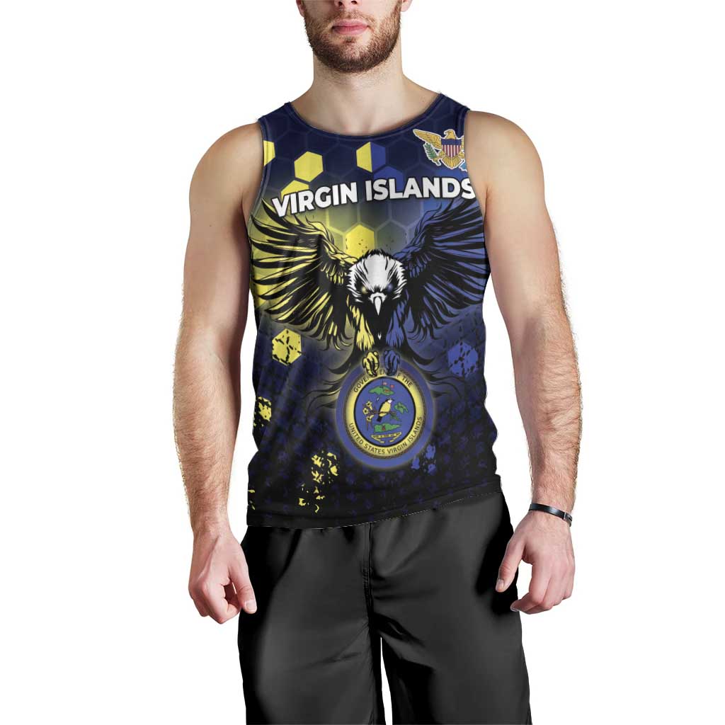 Personalized United States Virgin Islands Men Tank Top Eagle Bird Unique Style - Wonder Print Shop
