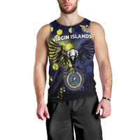 Personalized United States Virgin Islands Men Tank Top Eagle Bird Unique Style - Wonder Print Shop