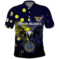 Personalized United States Virgin Islands Polo Shirt Eagle Bird Unique Style - Wonder Print Shop