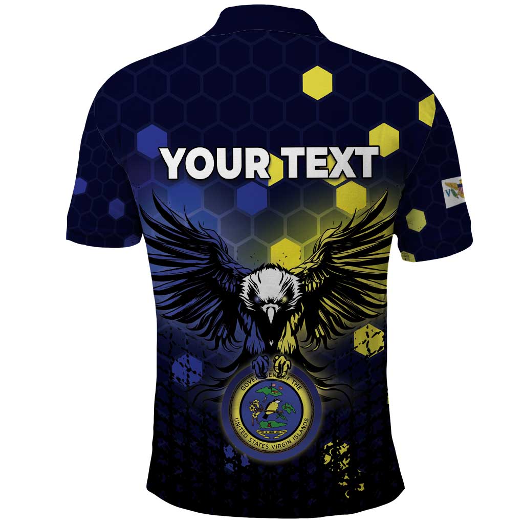 Personalized United States Virgin Islands Polo Shirt Eagle Bird Unique Style - Wonder Print Shop