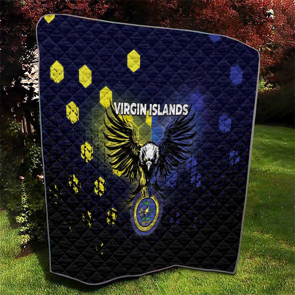 United States Virgin Islands Quilt Eagle Bird Unique Style - Wonder Print Shop