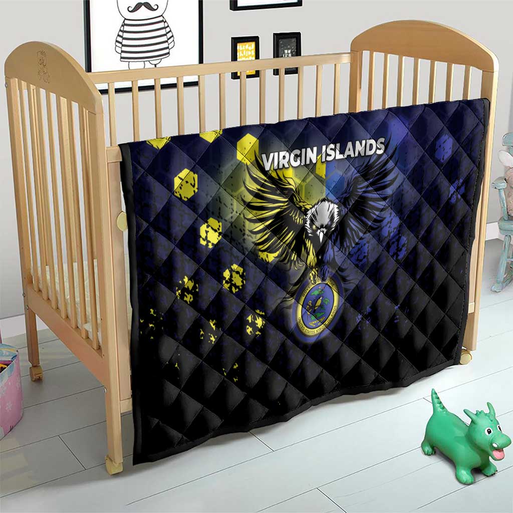 United States Virgin Islands Quilt Eagle Bird Unique Style - Wonder Print Shop