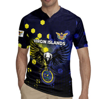 Personalized United States Virgin Islands Rugby Jersey Eagle Bird Unique Style - Wonder Print Shop
