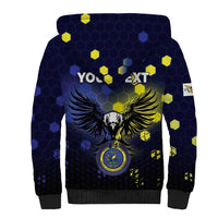 Personalized United States Virgin Islands Sherpa Hoodie Eagle Bird Unique Style - Wonder Print Shop