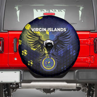 United States Virgin Islands Spare Tire Cover Eagle Bird Unique Style - Wonder Print Shop