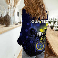 Personalized United States Virgin Islands Women Casual Shirt Eagle Bird Unique Style - Wonder Print Shop