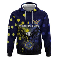 Personalized United States Virgin Islands Zip Hoodie Eagle Bird Unique Style - Wonder Print Shop