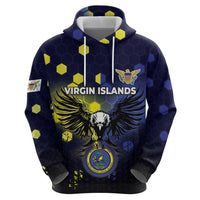 Personalized United States Virgin Islands Zip Hoodie Eagle Bird Unique Style - Wonder Print Shop