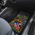 Puerto Rico Car Mats The Coqui Frog Tropical Doodle Style - Wonder Print Shop