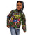 Personalized Puerto Rico Kid Hoodie The Coqui Frog Tropical Doodle Style - Wonder Print Shop