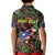 Personalized Puerto Rico Kid Polo Shirt The Coqui Frog Tropical Doodle Style - Wonder Print Shop