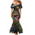 Personalized Puerto Rico Mermaid Dress The Coqui Frog Tropical Doodle Style - Wonder Print Shop