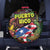 Puerto Rico Spare Tire Cover The Coqui Frog Tropical Doodle Style - Wonder Print Shop