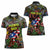 Personalized Puerto Rico Women Polo Shirt The Coqui Frog Tropical Doodle Style - Wonder Print Shop