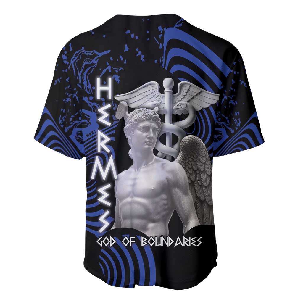 Ancient Greek Hermes Baseball Jersey God Of Boundaries - Wonder Print Shop