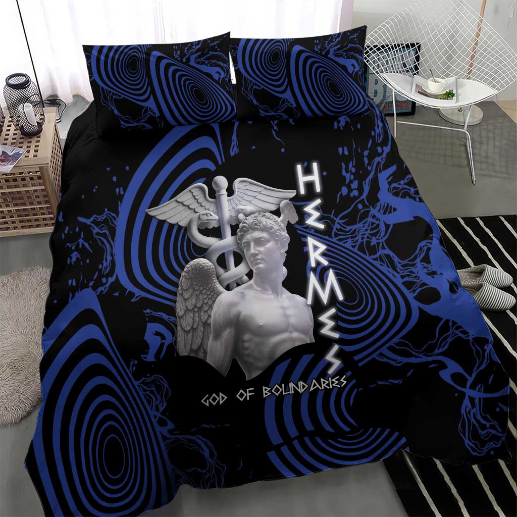 Ancient Greek Hermes Bedding Set God Of Boundaries - Wonder Print Shop