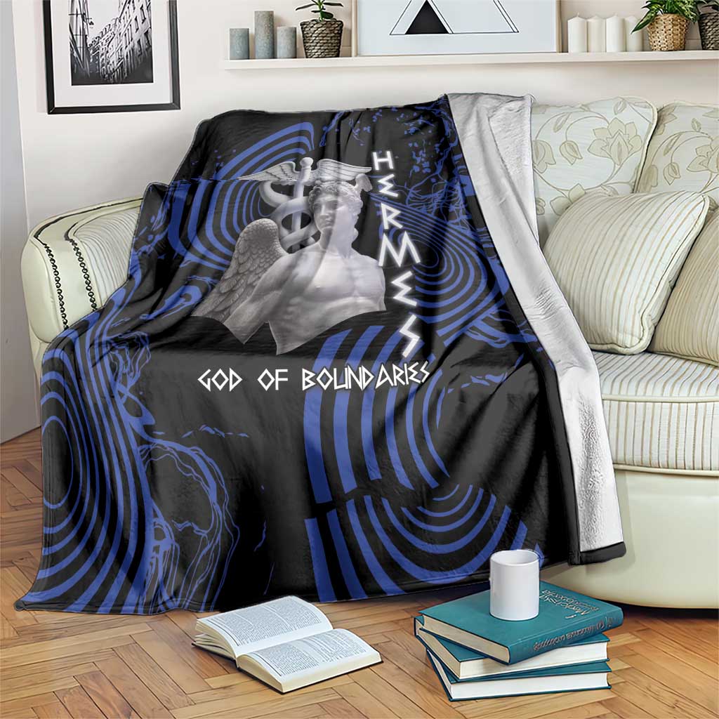 Ancient Greek Hermes Blanket God Of Boundaries - Wonder Print Shop