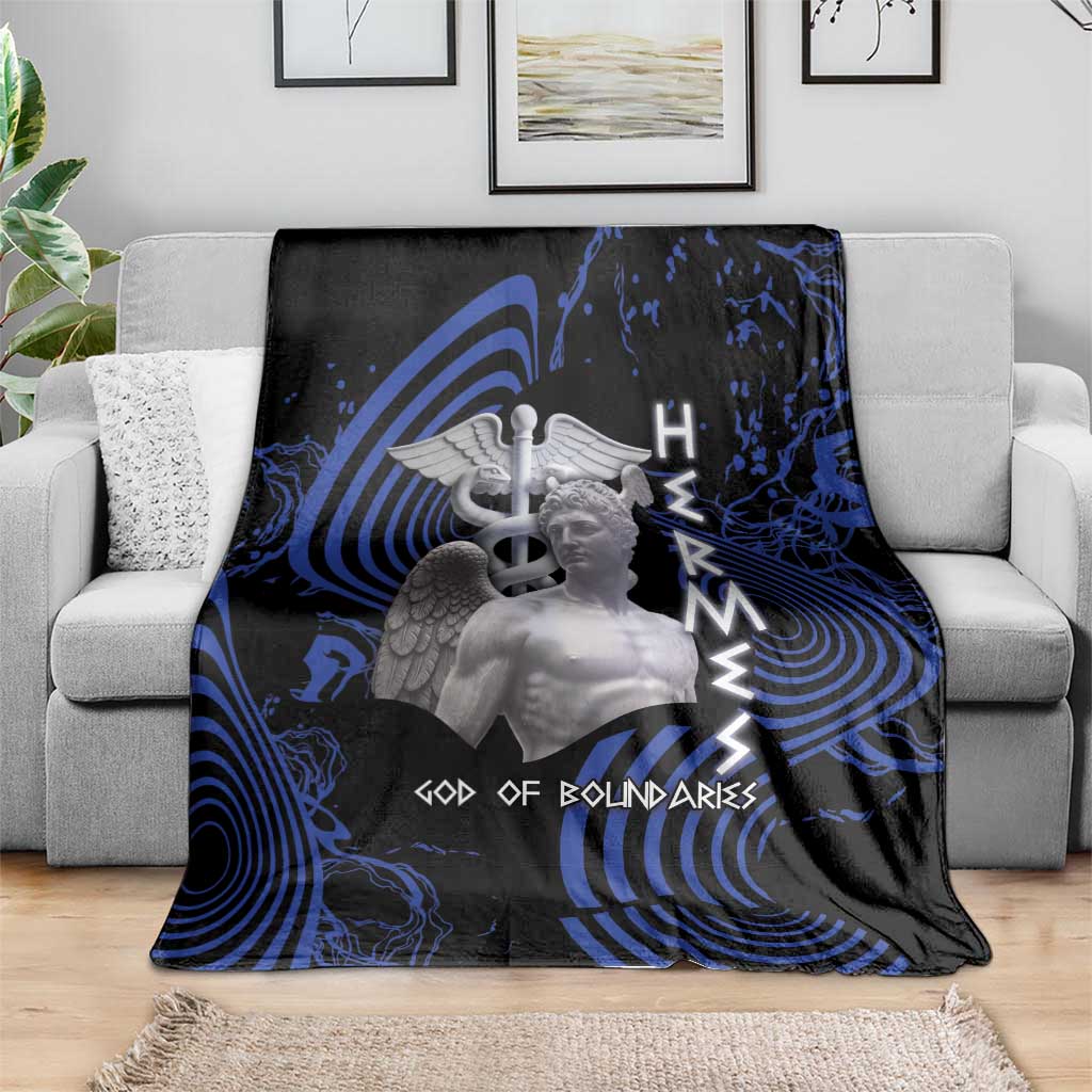 Ancient Greek Hermes Blanket God Of Boundaries - Wonder Print Shop