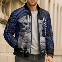Ancient Greek Hermes Bomber Puffer Jacket God Of Boundaries - Wonder Print Shop