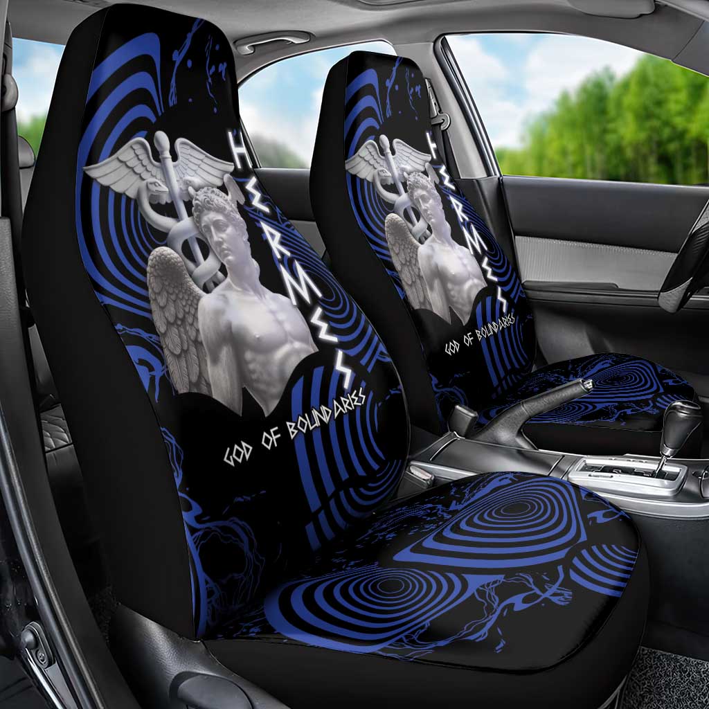 Ancient Greek Hermes Car Seat Cover God Of Boundaries - Wonder Print Shop