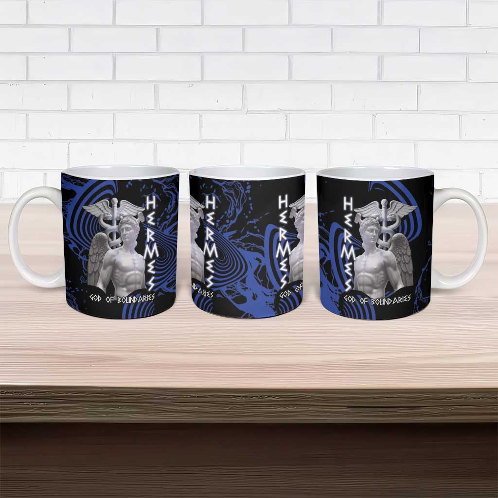 Ancient Greek Hermes Ceramic Mug God Of Boundaries - Wonder Print Shop