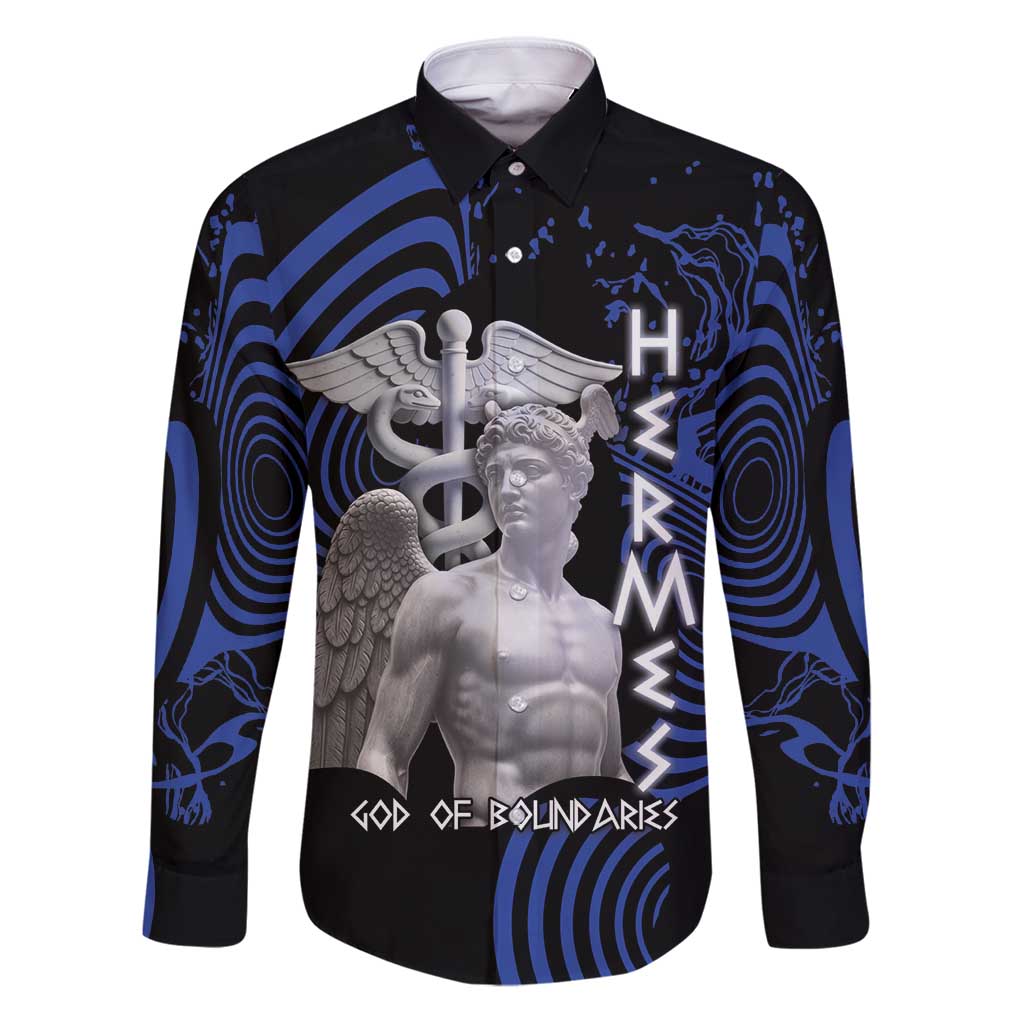 Ancient Greek Hermes Family Matching Puletasi and Hawaiian Shirt God Of Boundaries - Wonder Print Shop