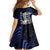 Ancient Greek Hermes Family Matching Summer Maxi Dress and Hawaiian Shirt God Of Boundaries - Wonder Print Shop