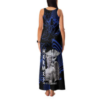Ancient Greek Hermes Family Matching Tank Maxi Dress and Hawaiian Shirt God Of Boundaries - Wonder Print Shop