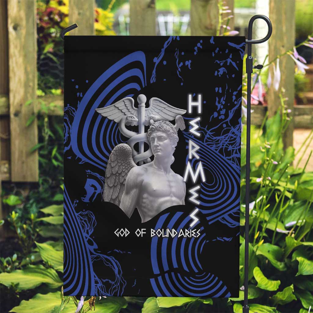 Ancient Greek Hermes Garden Flag God Of Boundaries - Wonder Print Shop