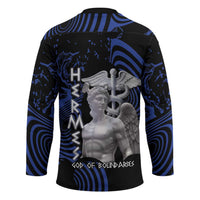 Ancient Greek Hermes Hockey Jersey God Of Boundaries - Wonder Print Shop