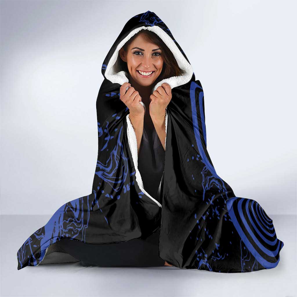 Ancient Greek Hermes Hooded Blanket God Of Boundaries - Wonder Print Shop