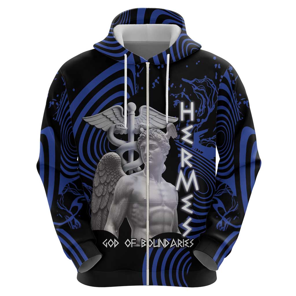 Ancient Greek Hermes Hoodie God Of Boundaries - Wonder Print Shop
