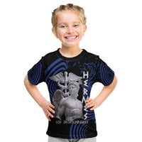Ancient Greek Hermes Kid T Shirt God Of Boundaries - Wonder Print Shop