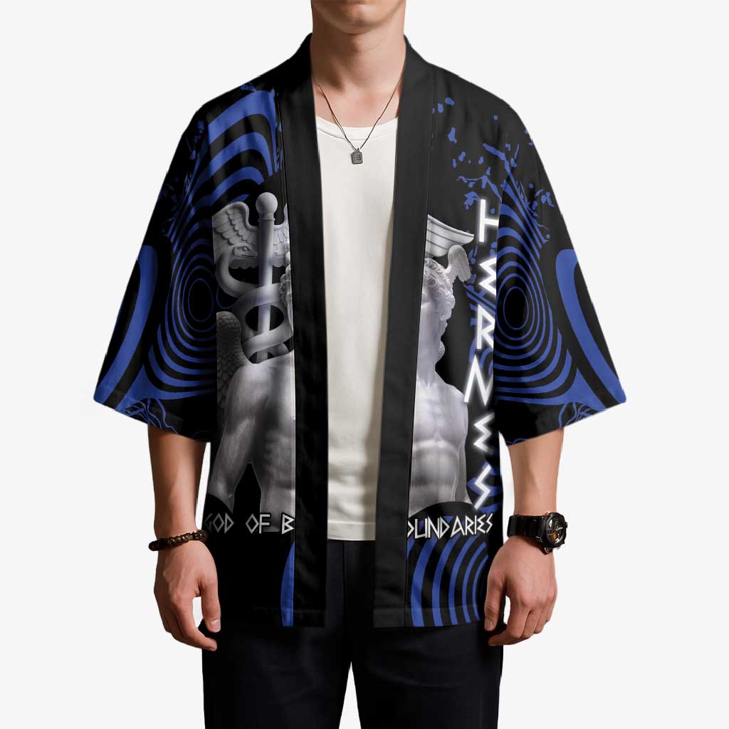 Ancient Greek Hermes Kimono God Of Boundaries - Wonder Print Shop