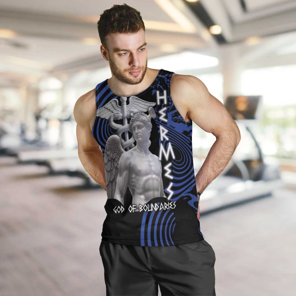 Ancient Greek Hermes Men Tank Top God Of Boundaries - Wonder Print Shop